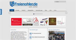 Desktop Screenshot of freienohler.de